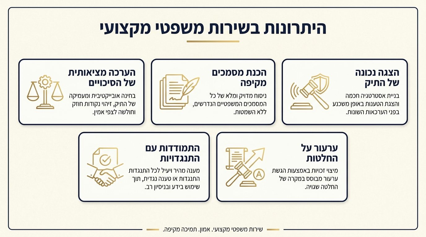יתרונות הטיפול המקצועי במקרים מורכבים