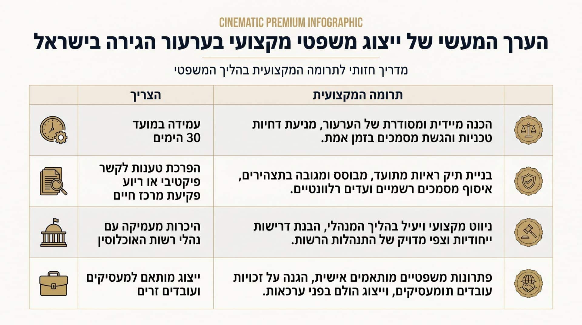 איך משרד עורכי דין מנוסה תורם בפועל להליך הערעור