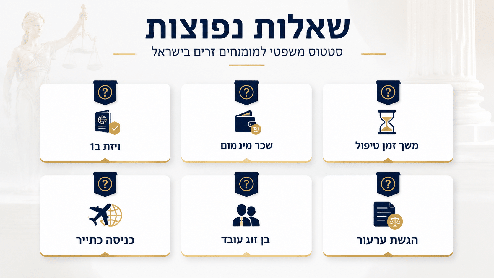 ליווי משפטי בהסדרת מעמד למומחה זר