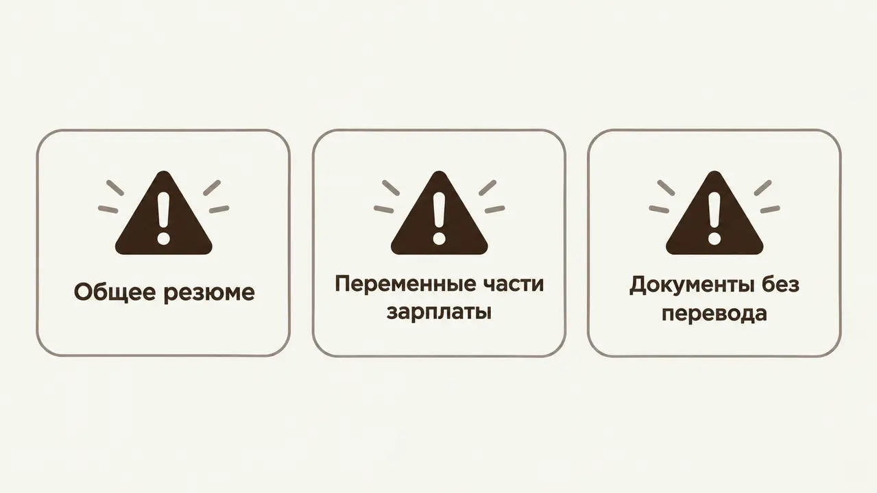 Типичные ошибки при подаче заявления на разрешение для специалиста