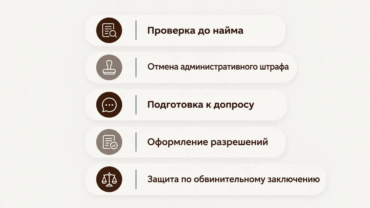 Сводная таблица: что нужно работодателю и что на практике дает юридическое сопровождение