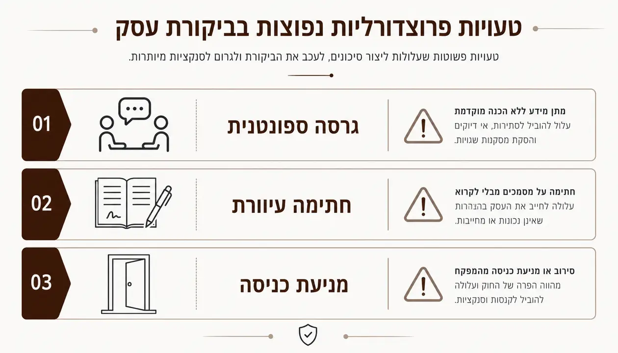 אילו טעויות נפוצות של מעסיקים מחמירות את מצבם בשטח?